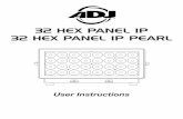 ADJ 32 Hex Panel IP User Manual - Amazon Web Services