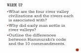 What are the four river valley civilizations and the ...