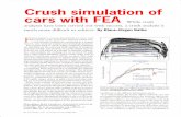 Crush Simulations of Cars with FEA
