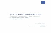 CIVIL DISTURBANCES