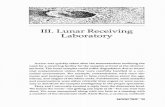 111. Lunar Receiving Laboratory - Lunar and Planetary ...