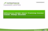 Milestone HCQU West Training Center User Help Guide