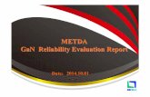 METDA GaN Reliability Evaluation Report
