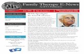 Family Therapy E-News