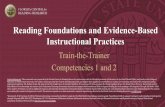 Reading Foundations and Evidence-Based Instructional Practices