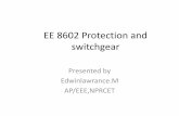 EE 8602 protection and switchgear