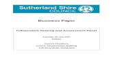 Independent Hearing and Assessment Panel - Sutherland Shire