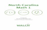 North Carolina Math 1