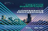 Academy of Management Conference CREATIVE DISRUPTION