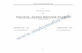 DIGITAL AUDIO BROADCASTING - Study Mafia