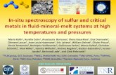 In-situ spectroscopy of sulfur and critical metals in ...