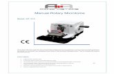 Manual Rotary Microtome - System-CO