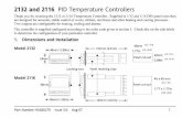 2132 and 2116 PID Temperature Controllers - Process Control