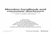 Member handbook and consumer disclosure