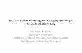 Tourism Policy, Planning and Capacity Building in Al-Quds ...