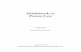 Guidebook to Patent Law