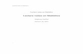 Lecture notes on Statistics - Stéphane Gaïffas