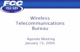Wireless Telecommunications Bureau - FCC
