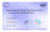 Modeling Aviation Emissions on a Local and Global Scale