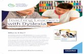Teaching Learners with Dyslexia