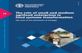 The role of small and medium agrifood enterprises in food ...