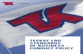 TEEKAY LNG STANDARDS OF BUSINESS CONDUCT POLICY