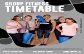 GROUP FITNESS TIMETABLE - Somerville Recreation Centre