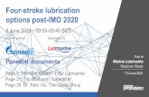 Four-stroke lubrication options post-IMO 2020
