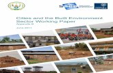 Cities and the Built Environment Sector Working Paper