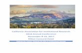 California Association for Institutional Research 42nd ...