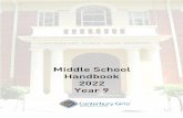 Middle School Handbook 2022 Year 9