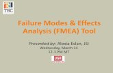 Failure Modes & Effects Analysis (FMEA) Tool