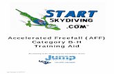 Accelerated Freefall (AFF) Category B-H Training Aid
