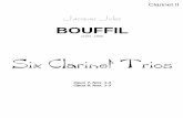 Six Clarinet Trios