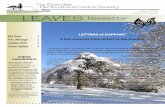 Winter 2010 Volume 18, Issue 4 LEAVES Newsletter