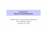 Lecture 3: Direct Link Networks
