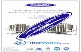 Crystal Quest Thunder Reverse Osmosis INSTALLATION AND ...