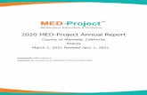 2020 MED-Project Annual Report - Alameda County, California