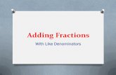 Adding Fractions - 7 Generation Games