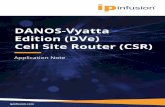 DANOS-Vyatta Edition (DVe) Cell Site Router (CSR)