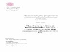 The Foreign Direct Investments: on the main drivers and ...