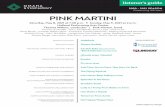 2020 - 2021 SEASON Celebrating 100 Years PINK MARTINI