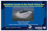 Baselines Issues in the South China Sea