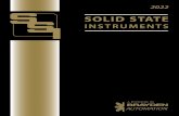 2020 SSI Catalog - Solid State Instruments