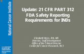 Update: 21 CFR PART 312 FDA Safety Reporting Requirements ...
