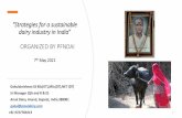 Strategies for a sustainable dairy industry in India