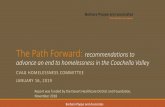 The Path Forward: recommendations to