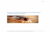 Level 2 Pest Control Technician Assessment Plan
