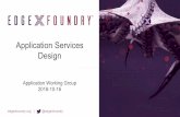 Application Services Design - EdgeX Foundry