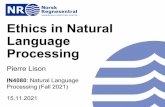 Ethics in Natural Language Processing